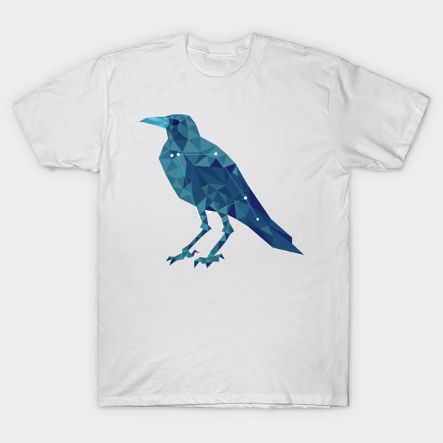 Geometric raven constellation T-Shirt by ArctiumStudio